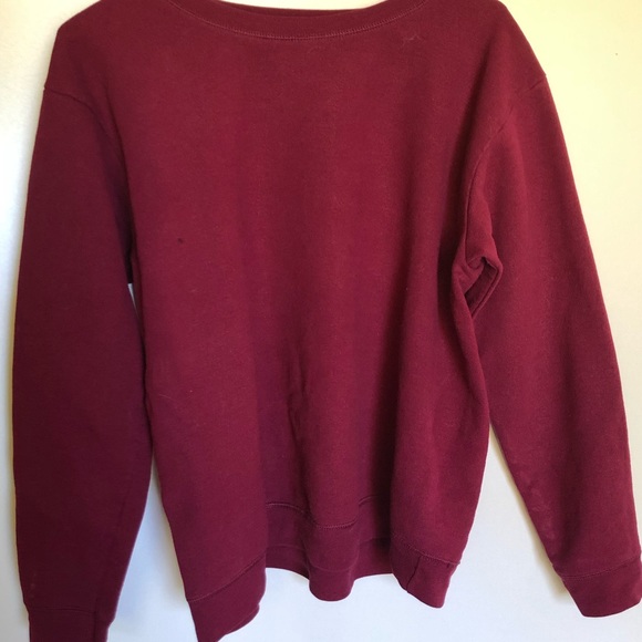 hanes red crewneck sweatshirt - Picture 1 of 3